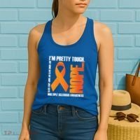 I'm Pretty Tough My Body Nope Multiple Sclerosis Awareness Cute Gift Women's Tank Top thumb 2