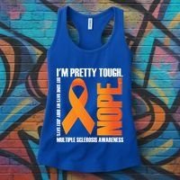 I'm Pretty Tough My Body Nope Multiple Sclerosis Awareness Cute Gift Women's Tank Top thumb 3