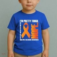 I'm Pretty Tough My Body Nope Multiple Sclerosis Awareness Cute Gift Toddler T-Shirt thumb 2