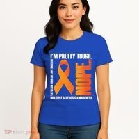 I'm Pretty Tough My Body Nope Multiple Sclerosis Awareness Cute Gift Women's T-Shirt thumb 4
