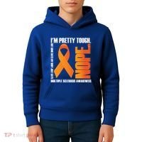 I'm Pretty Tough My Body Nope Multiple Sclerosis Awareness Cute Gift Kids Hoodie thumb 4