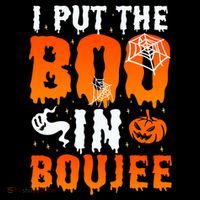 I Put The Boo In Boujee Gift Women's Hoodie thumb 2