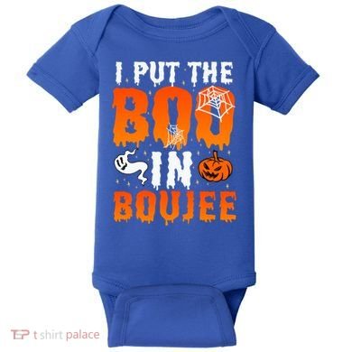 I Put The Boo In Boujee Gift Baby Bodysuit