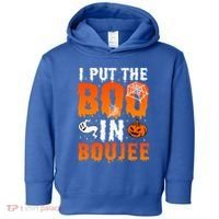 I Put The Boo In Boujee Gift Toddler Hoodie thumb 0