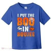 I Put The Boo In Boujee Gift Toddler T-Shirt thumb 0