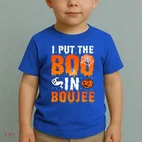 I Put The Boo In Boujee Gift Toddler T-Shirt thumb 2