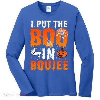 I Put The Boo In Boujee Gift Women's Long Sleeve Shirt