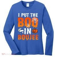 I Put The Boo In Boujee Gift Women's Long Sleeve Shirt thumb 0