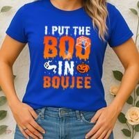 I Put The Boo In Boujee Gift Women's T-Shirt thumb 2
