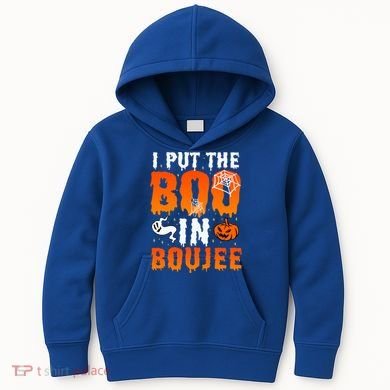 I Put The Boo In Boujee Gift Kids Hoodie