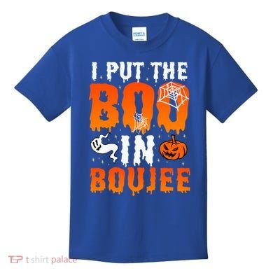 I Put The Boo In Boujee Gift Kids T-Shirt