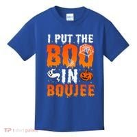 I Put The Boo In Boujee Gift Kids T-Shirt thumb 0