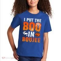I Put The Boo In Boujee Gift Kids T-Shirt thumb 2
