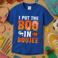 I Put The Boo In Boujee Gift Kids T-Shirt thumb 3