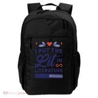 I Put The Lit In Literature Backpack thumb 0