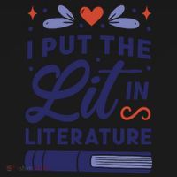 I Put The Lit In Literature Backpack thumb 2