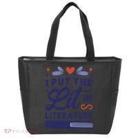 I Put The Lit In Literature Tote Bag thumb 0