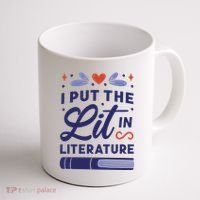 I Put The Lit In Literature Coffee Mug thumb 1