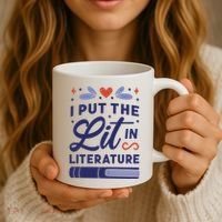 I Put The Lit In Literature Coffee Mug thumb 3