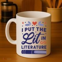 I Put The Lit In Literature Coffee Mug thumb 4