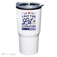 I Put The Lit In Literature Tumbler thumb 0