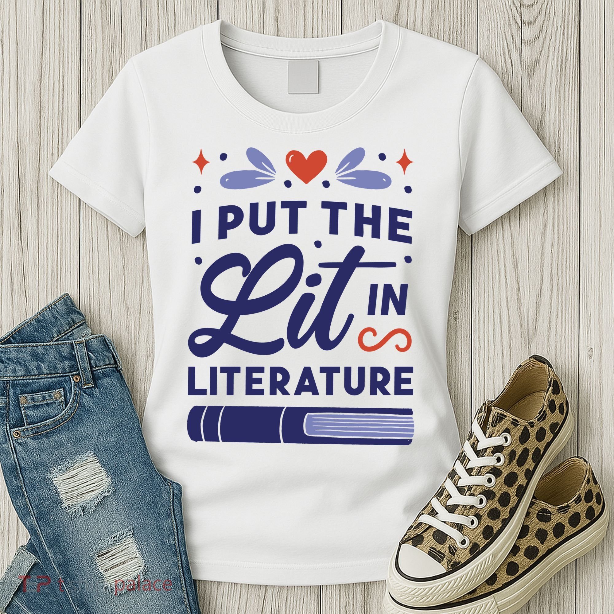 I Put The Lit In Literature Women's T-Shirt