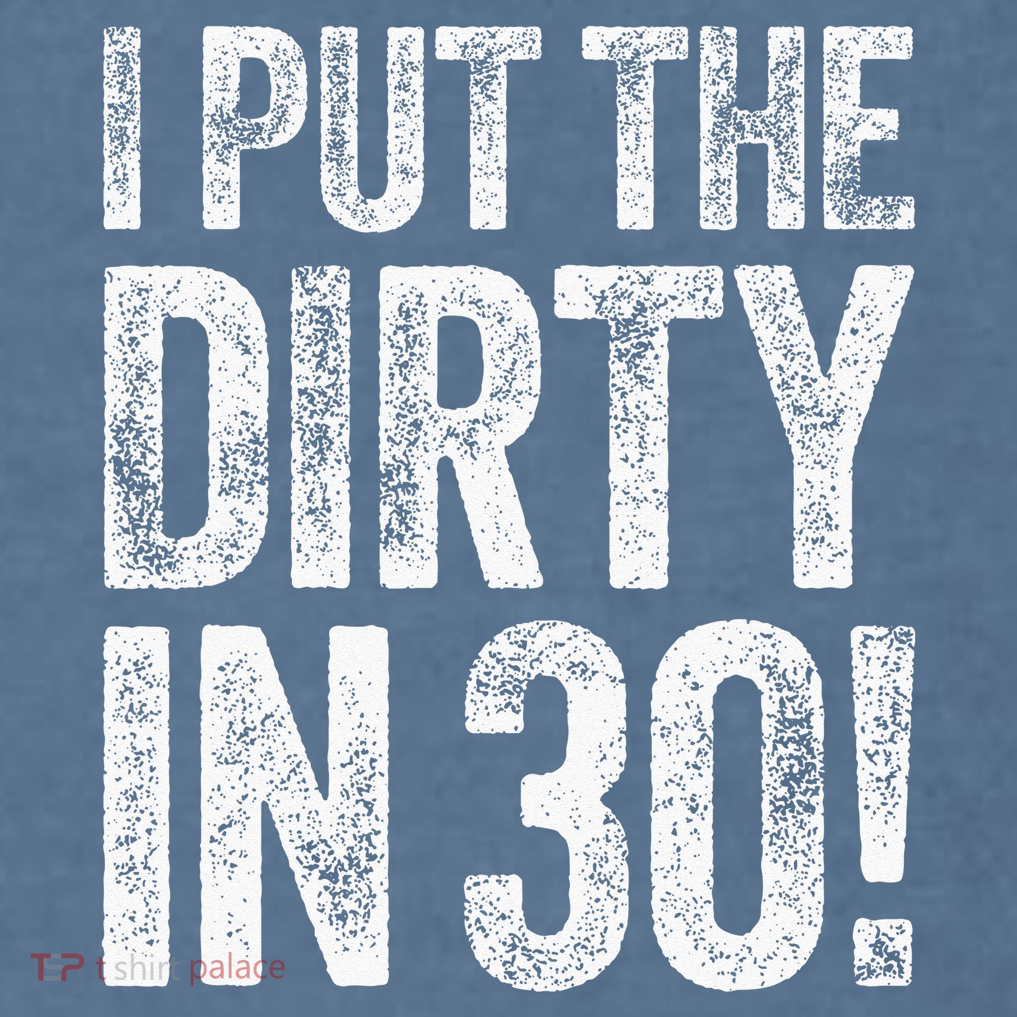 I Put The Dirty In Thirty 30th Birthday Comfort Colors Garment-Dyed Hooded Sweatshirt