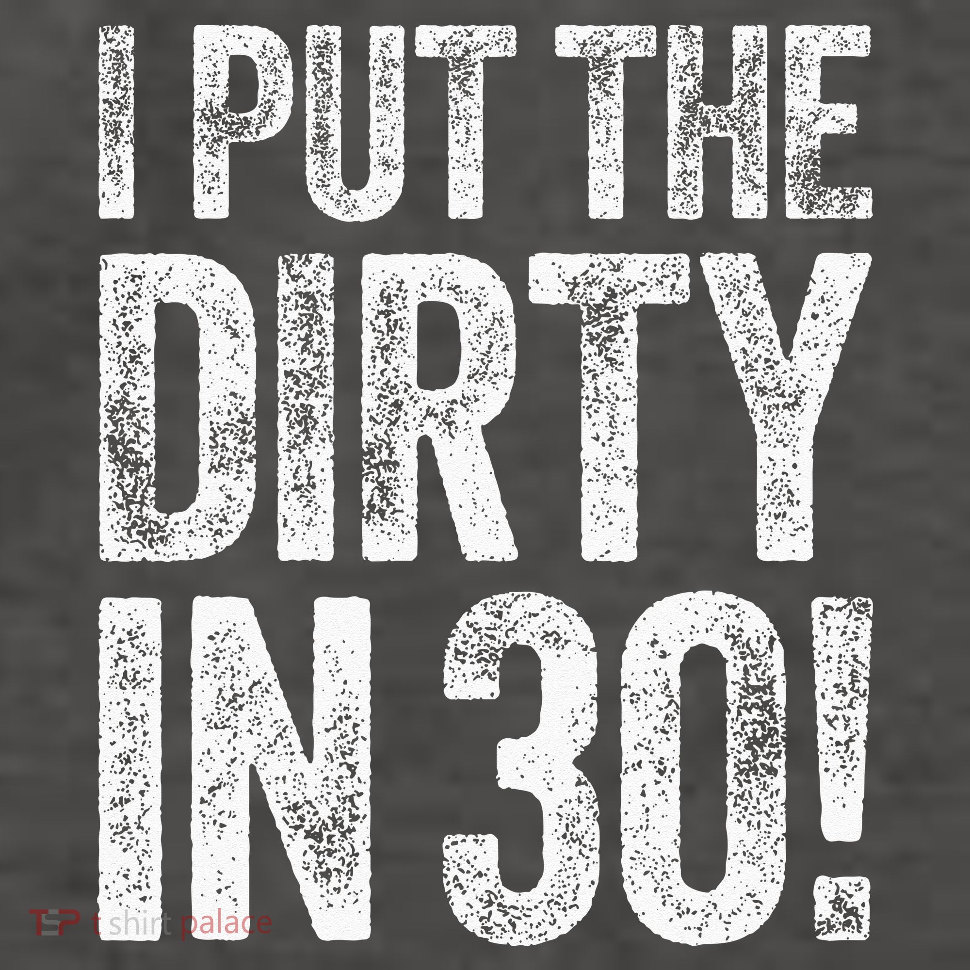 I Put The Dirty In Thirty 30th Birthday Vector Backpack