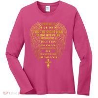 I Prayed To God For The Right Man Women's Long Sleeve Shirt thumb 0