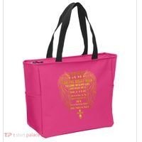 I Prayed To God For The Right Man Tote Bag thumb 2