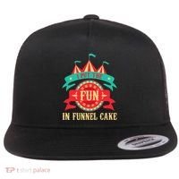 I Put The Fun In Funnel Cake  Circus Birthday Party Costume Flat Bill Trucker Hat thumb 0