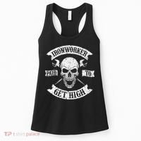 Ironworker Paid To Get High Metal Worker Union Ironworking Women's Tank Top thumb 0