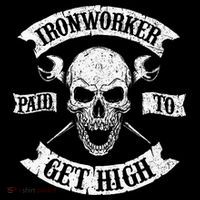 Ironworker Paid To Get High Metal Worker Union Ironworking Women's Tank Top thumb 5