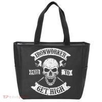 Ironworker Paid To Get High Metal Worker Union Ironworking Tote Bag thumb 0