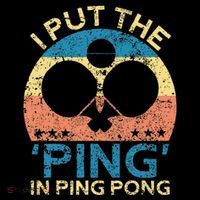 I Put The Ping In Ping Pong Funny Table Tennis Coffee Mug thumb 5