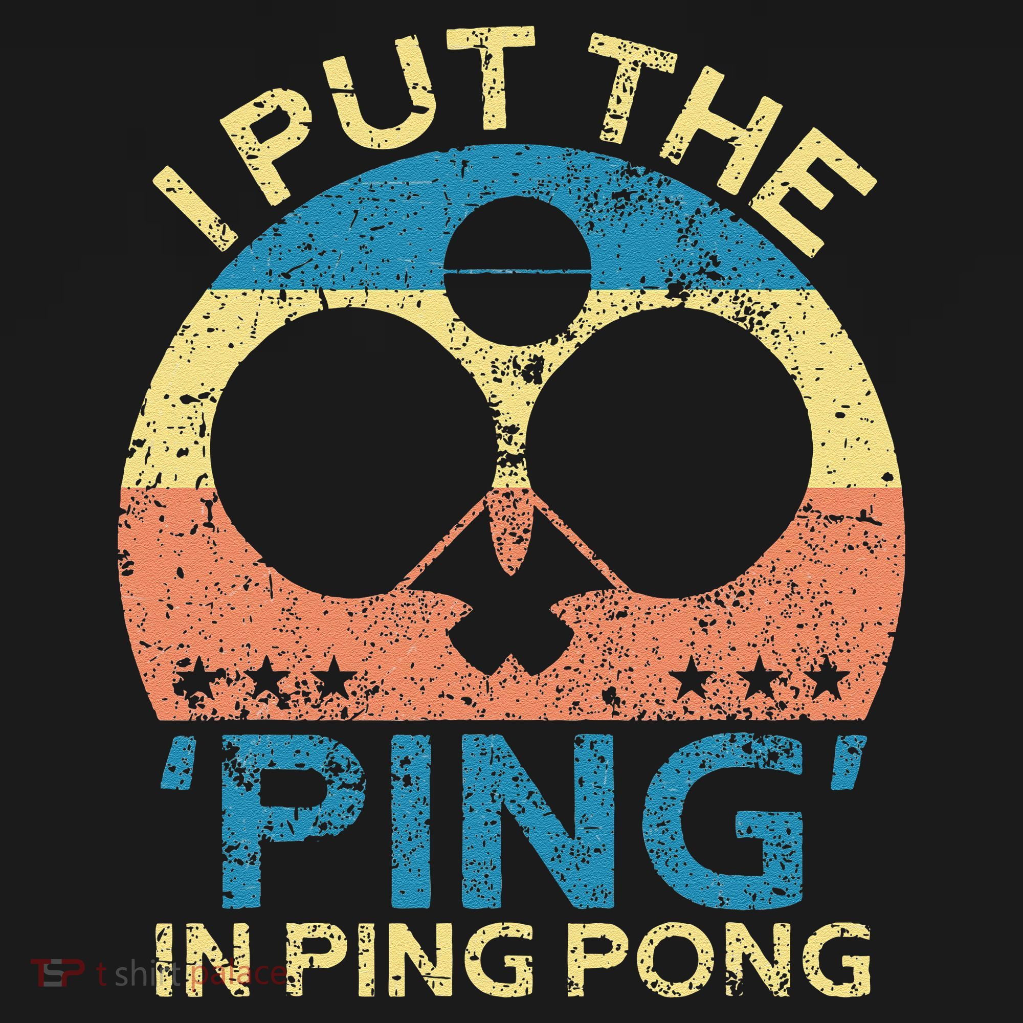 I Put The Ping In Ping Pong Funny Table Tennis Mousepad
