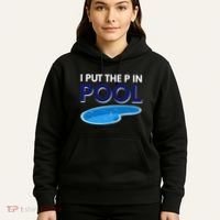 I Put The P In Pool Funny Swimming Hoodie thumb 5