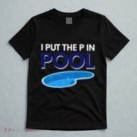 I Put The P In Pool Funny Swimming T-Shirt thumb 5