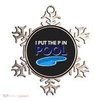 I Put The P In Pool Funny Swimming Ornament thumb 0