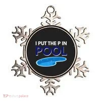 I Put The P In Pool Funny Swimming Ornament thumb 0