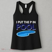 I Put The P In Pool Funny Swimming Women's Tank Top thumb 3