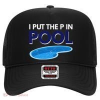 I Put The P In Pool Funny Swimming Hat thumb 0
