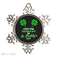 I Put The Double D's In St Paddy's Day Naughty Irish Girl Ornament thumb 0
