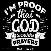 Im Proof That God Answers Prayers Matthew 78 Gift Women's Hoodie thumb 2