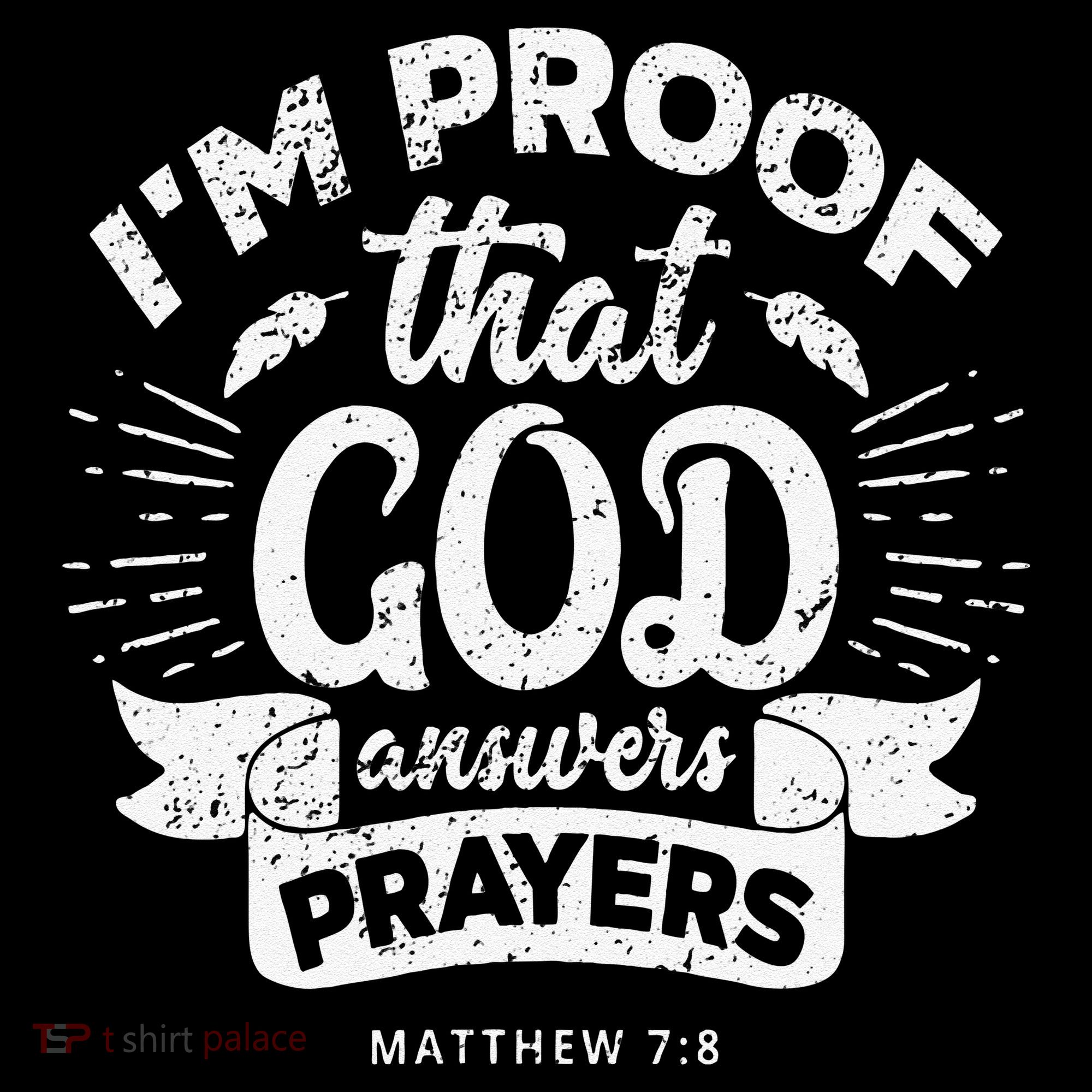 Im Proof That God Answers Prayers Matthew 78 Gift Ornament