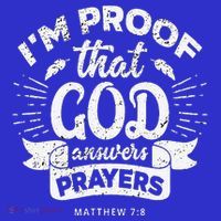 Im Proof That God Answers Prayers Matthew 78 Gift Mousepad thumb 1