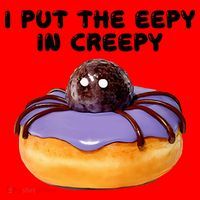 I Put The Eepy In Creepy Spider Donut Cake Halloween Santa Hat thumb 1