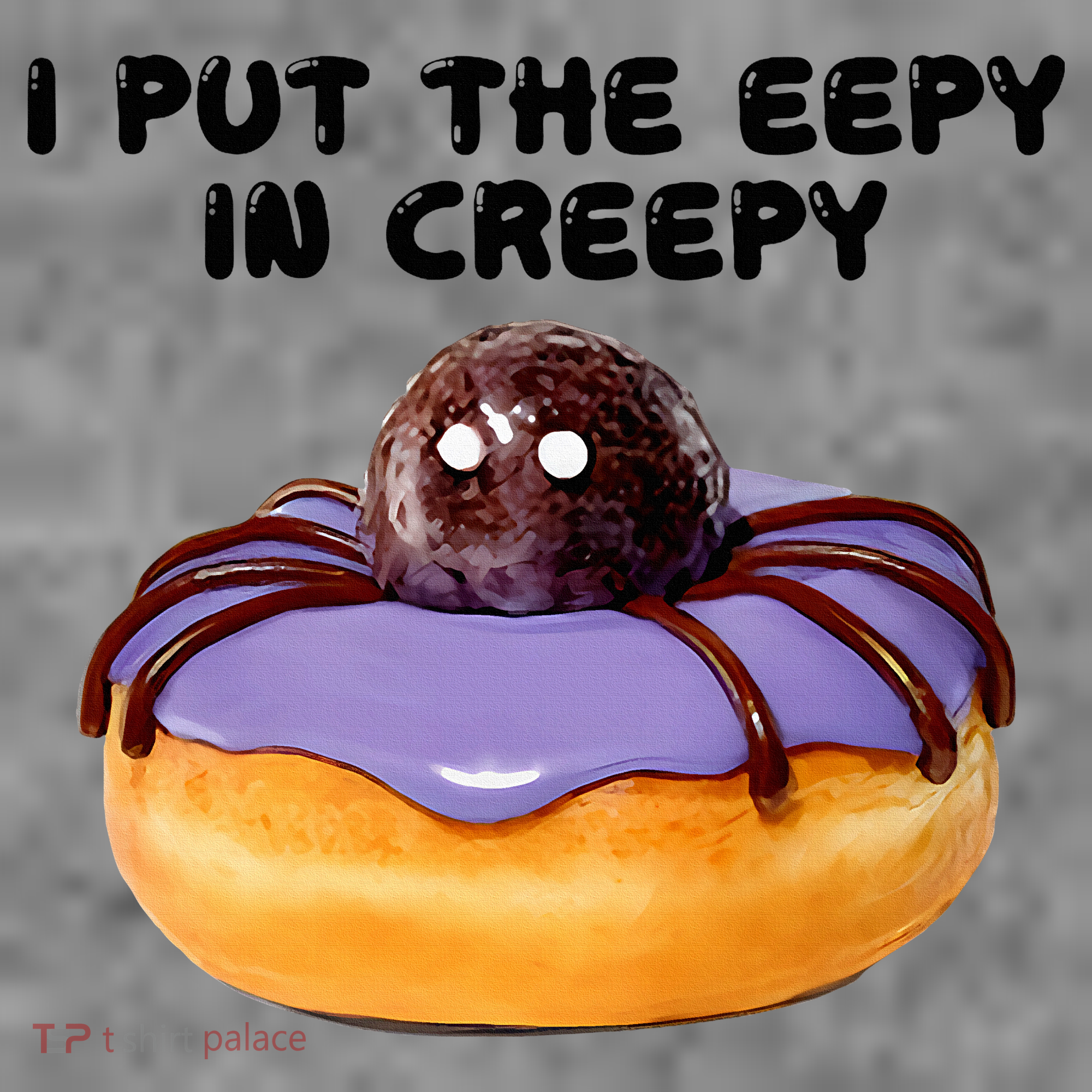 I Put The Eepy In Creepy Spider Donut Cake Halloween Toddler Hoodie