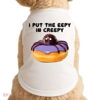 I Put The Eepy In Creepy Spider Donut Cake Halloween Doggie Tank thumb 0