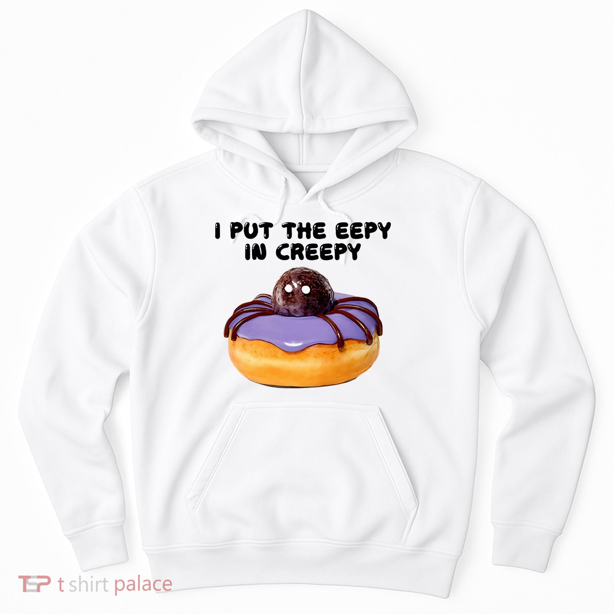 I Put The Eepy In Creepy Spider Donut Cake Halloween Hoodie
